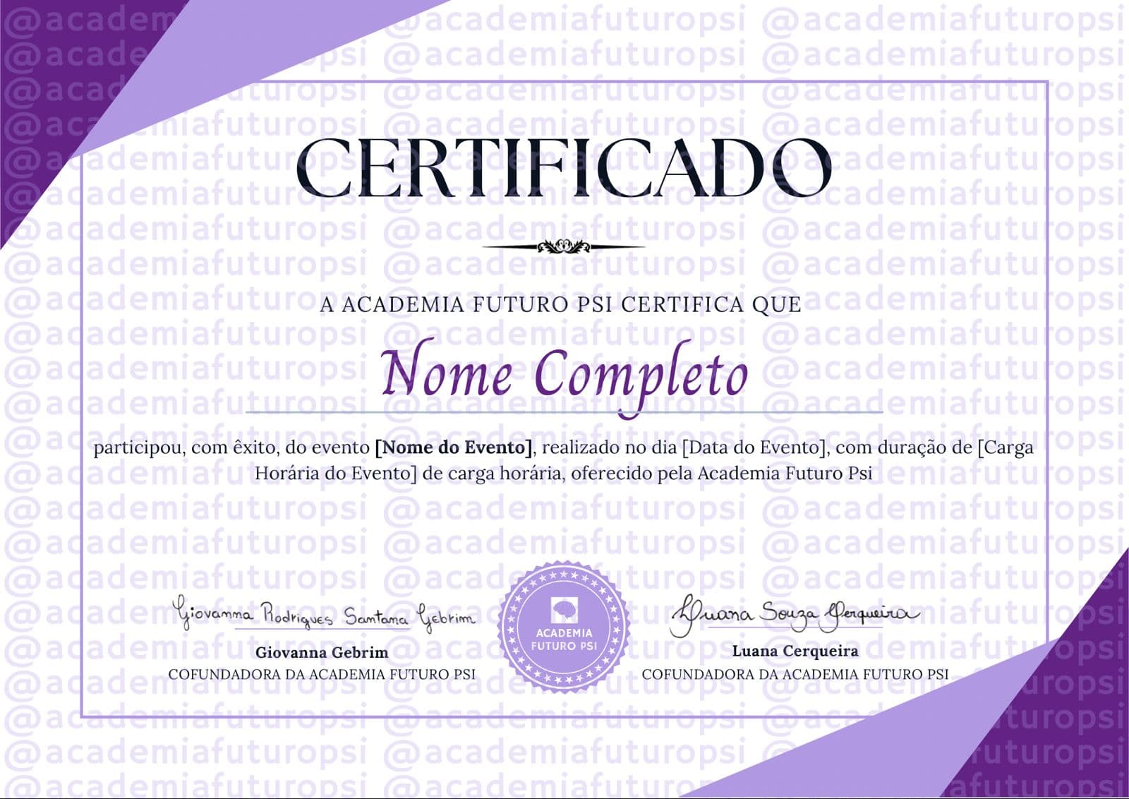 Certificado de Participação